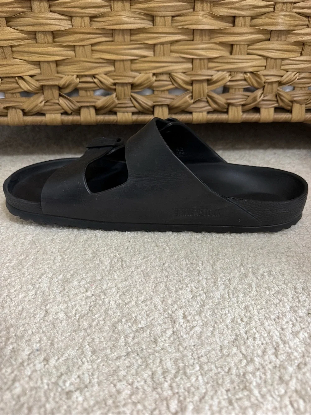 Birkenstock Arizona Eva Slip On Sandals Black Unisex Adult Size EUR 43 Rubber